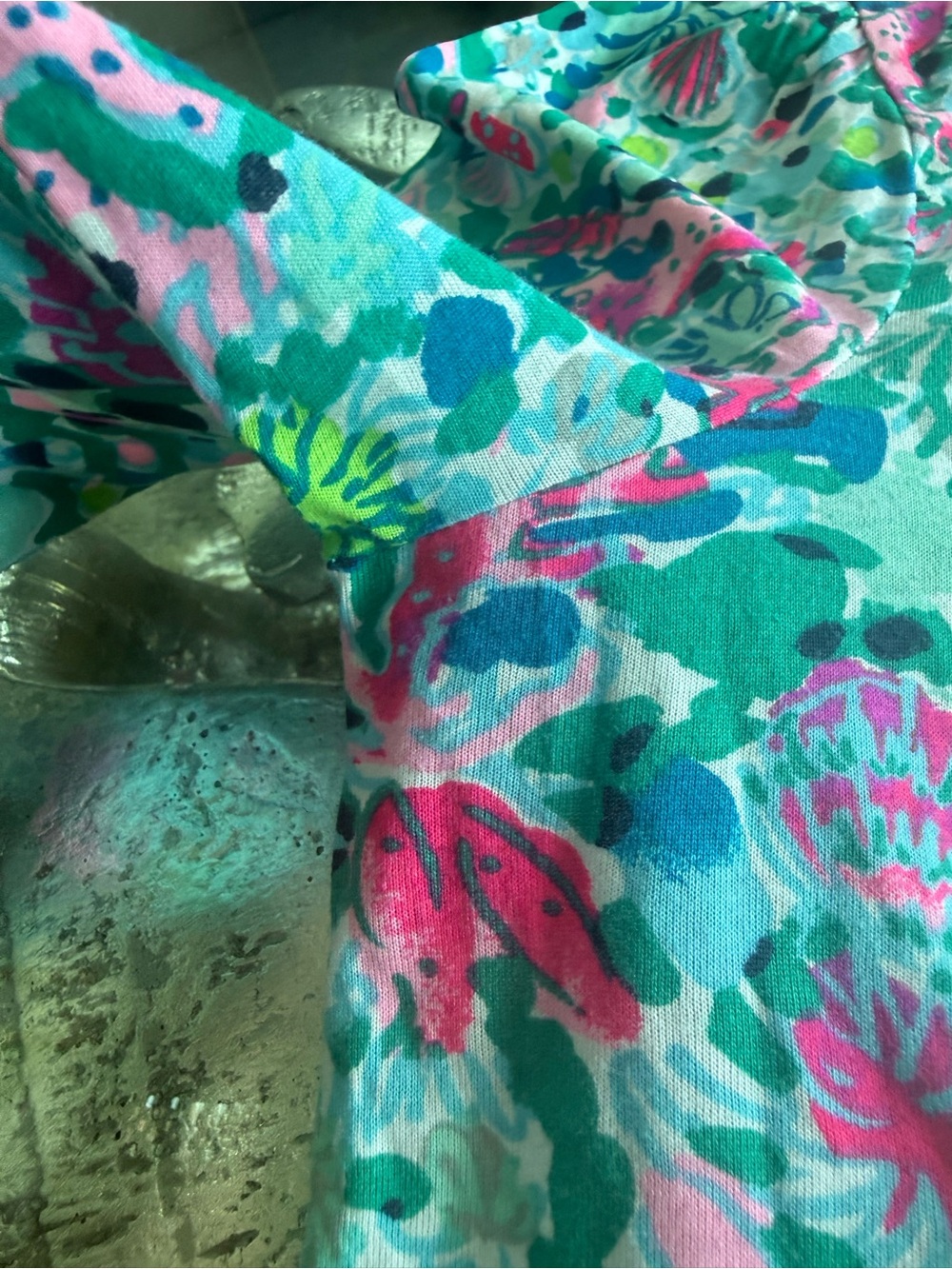 Lilly Pulitzer Diann Floral Long Sleeve Cotton Dress - Picture 6 of 6